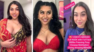 Influencer Vishakha Full Nude And Boobs Pressing Pink Pussy