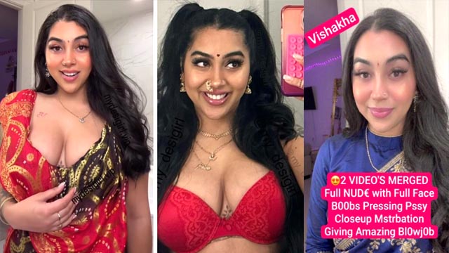 Influencer Vishakha Full Nude And Boobs Pressing Pink Pussy