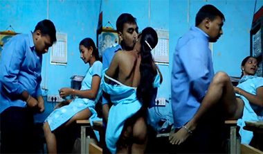 Sexy Nurse Office Couple Enjoy Fucking Latest MMS