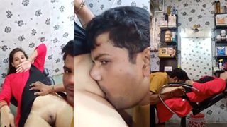 Horny Couple Pussy Licking In Beauty Parlour Latest Porn MMS