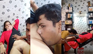 Horny Couple Pussy Licking In Beauty Parlour Latest Porn MMS