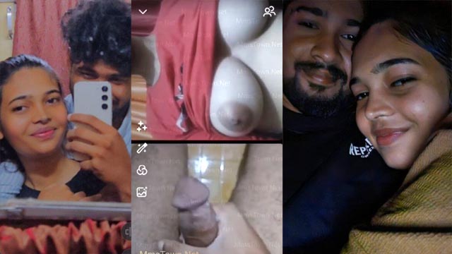 Desi Indian Babe Boobs Show Playing Dick Mms