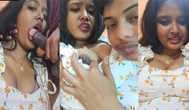 Horny Desi Girl Blowjob Nipple Licking Viral Porn