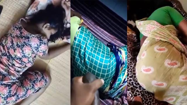 Chubby Tamil Sleeping Sister And mom Nude Secretly Mms