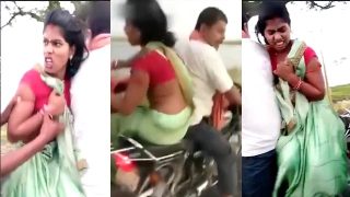 Dusky Tamil Couple Outdoor Sex Caught Village People
