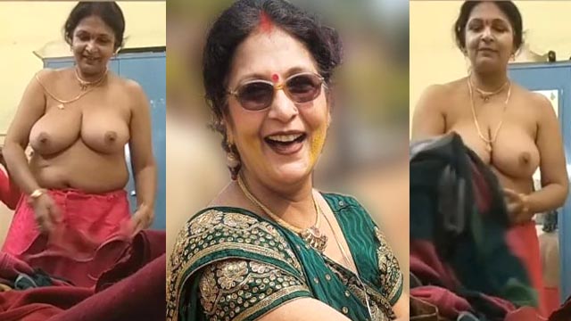 Mallu Aunty Changing Dress Bathing Record by Son