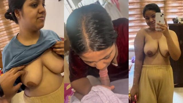 Mallu School Teacher Pressing Boobs – Giving Blowjob Video